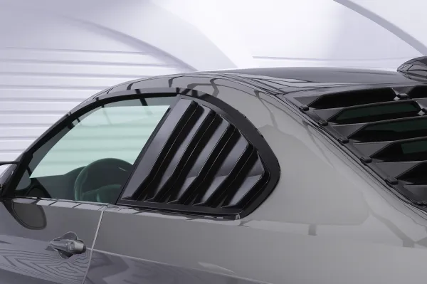 CSR Seitenscheibenblenden mit ABE für BMW 3er E92 / M3 E92 Coupe SSB038-C Carbon Look glänzend (keine Lackierung erforderlich)