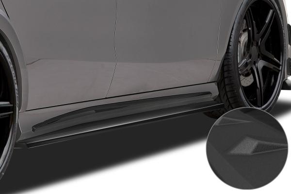 CSR Seitenschweller mit ABE für Mercedes-Benz CLA C117 X117 SS448-S Strukturiert schwarz matt (keine Lackierung erforderlich)