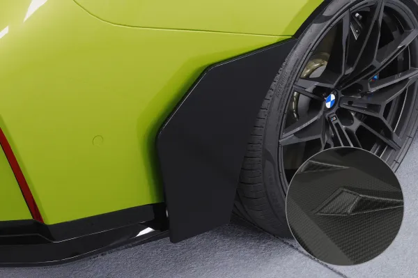 CSR Side Blades / Side Spats mit ABE für BMW M3 G81 BL008-M Carbon Look matt strukturiert (keine Lackierung erforderlich)
