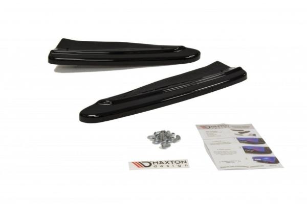 Maxton Design Heck Ansatz Flaps Diffusor für Chevrolet Camaro SS / Standard Mk5 schwarz Hochglanz