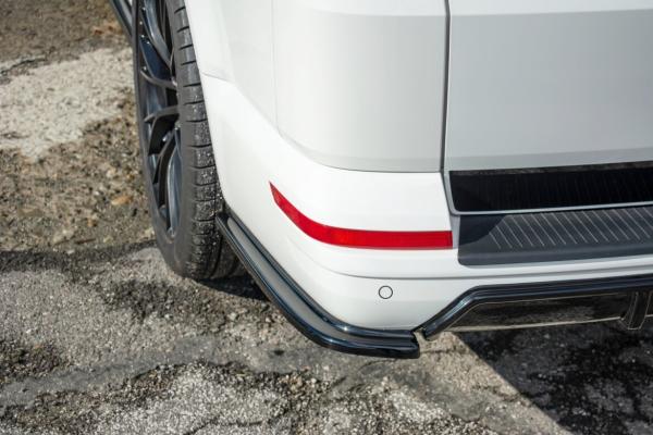 Maxton Design Heck Ansatz Flaps Diffusor für VW T6 schwarz Hochglanz