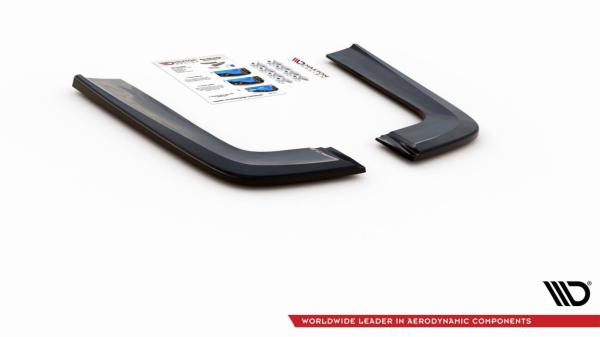 Maxton Design Heck Ansatz Flaps Diffusor V.2 für Mercedes-Benz V-Klasse AMG-Line W447 Facelift schwarz Hochglanz