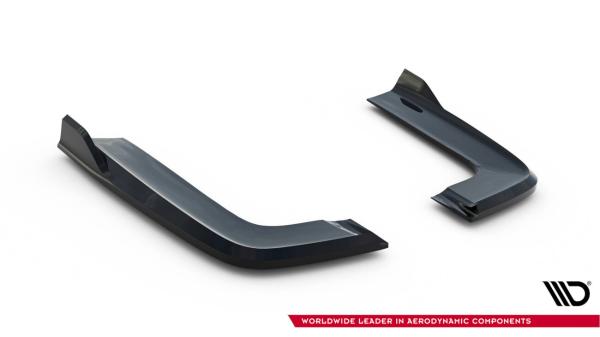 Maxton Design Heck Ansatz Flaps Diffusor V.3 für Mercedes-Benz V-Klasse AMG-Line W447 Facelift schwarz Hochglanz