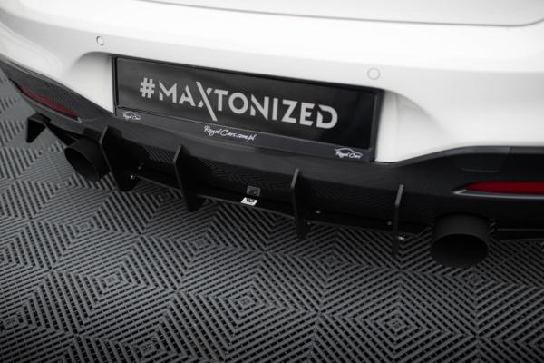Maxton Design Diffusor Heck Ansatz für Heckschürze V.1 für BMW 1er F20/F21 M-POWER FACELIFT