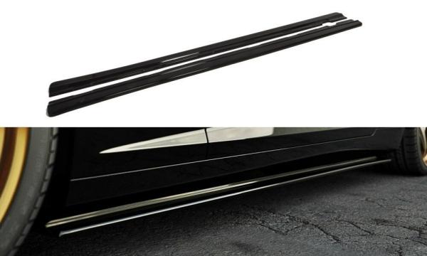 Maxton Design Seitenschweller Ansatz für Chevrolet Camaro SS / Standard Mk5 schwarz Hochglanz