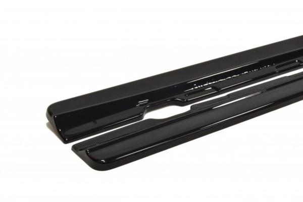 Maxton Design Seitenschweller Ansatz für CHEVROLET CAMARO V SS - US, EU VERSION (vor Facelift) Carbon Look