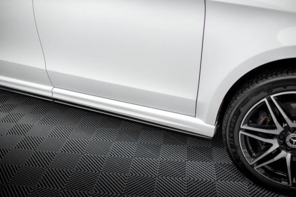 Maxton Design Seitenschweller Ansatz für V.1 für Mercedes-Benz V-Klasse Extra Long AMG-Line W447 schwarz Hochglanz