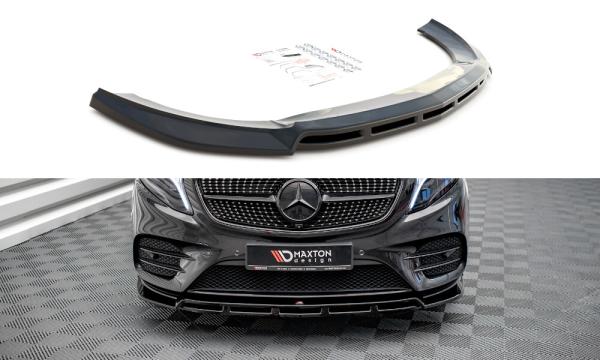 Maxton Design Front Ansatz V.5 für Mercedes-Benz V-Klasse AMG-Line W447 schwarz Hochglanz