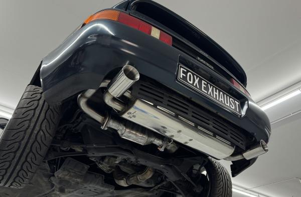 Fox Endschalldämpfer für Toyota MR2 Typ W2 – Ausgang rechts/links – 1x90 mm (Typ 25)