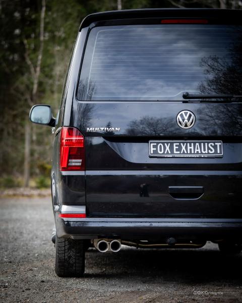 Fox passend für VW Bus T6.1 4motion Endschalldämpfer Ausgang rechts/links - 2x80 Typ 25 rechts/links VW132004-288