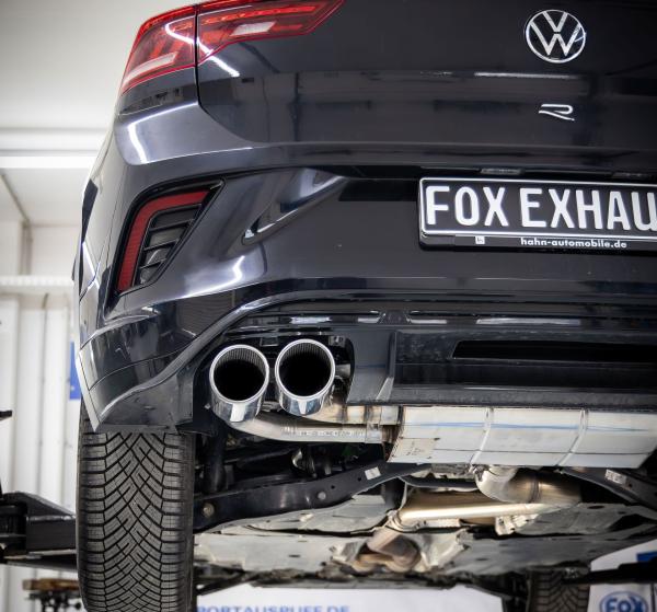 Fox Halbanlage ab Kat für VW T-Roc R 4motion – 2x100 mm (Typ 47)