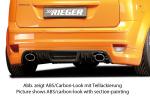 Rieger Heckschürzenansatz für Ford Focus 2 ABS schwarz matt (Lackierung erforderlich) Y 00034138