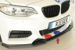 Rieger Spoilerschwert für BMW 2er F22/ F23 (1C) ABS schwarz matt (Lackierung erforderlich) Y 00035101