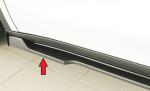 Rieger Seitenschwelleransatz links für originale Seitenschweller für Tesla Model Y (ab 03/2020, alle Modelle inkl. Performance) – ABS schwarz-matt (Finish), inkl. Gutachten