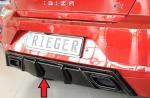 Rieger Heckeinsatz für Seat Ibiza (KJ) Glossy schwarz glänzend K 00088166