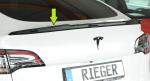 Rieger Heckklappenspoiler für Tesla Model Y (ab 03/2020, alle Modelle inkl. Performance) – ABS schwarz glänzend, inkl. ABE