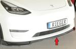 Rieger Spoilerschwert für originale Frontschürze für Tesla Model Y (ab 03/2020, alle Modelle inkl. Performance) – ABS schwarz glänzend, inkl. ABE