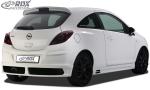 RDX Heckansatz für OPEL Corsa D Heckschürze Heck