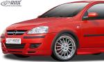 RDX Frontspoiler für OPEL Corsa C Facelift (ab 2002) Frontlippe Front Ansatz Spoilerlippe