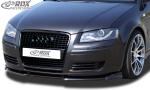 RDX Frontspoilerlippe VARIO-X für AUDI A3 8P 2005-2008 (3türig + Sportback) Frontlippe Front Ansatz Vorne Spoilerlippe