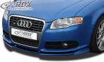 RDX Frontspoilerlippe VARIO-X für AUDI A4 B7 8H Cabrio 2005+ / S4 Cabrio 2005+ (S-Line- bzw. S4-Frontstoßstange) Frontlippe Front Ansatz Vorne Spoilerlippe
