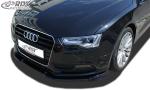 RDX Frontspoilerlippe VARIO-X für AUDI A5 2011+ (Coupe + Cabrio + Sportback, Normale Frontstoßstange) Frontlippe Front Ansatz Vorne Spoilerlippe