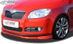 RDX Frontspoilerlippe VARIO-X für SKODA Fabia 2 Typ 5J -2010 (auch für Roomster) Frontlippe Front Ansatz Vorne Spoilerlippe
