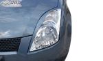 RDX Scheinwerferblenden für SUZUKI Swift MZ/EZ 2005-2010 Böser Blick