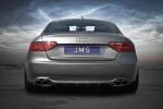 JMS Heckeinsatz mit Diffusorfinnen Racelook Exclusiv Line für Audi A5 B8 (Bj. 07–11, ohne S-Line, Coupé/Cabrio) – GFK, eintragungsfrei
