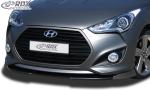 RDX Frontspoilerlippe VARIO-X für HYUNDAI Veloster Turbo Frontlippe Front Ansatz Vorne Spoilerlippe