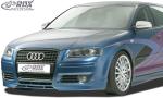 RDX Frontspoiler für AUDI A3 8P (2006 bis 2008) & A3 8P Sportback (-2008) Frontlippe Front Ansatz Spoilerlippe