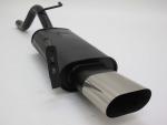 Novus Sportendschalldämpfer Gruppe N für Opel Corsa D ab 07/2006 – 135x75 mm Edelstahl-Endrohr, EG-Betriebserlaubnis