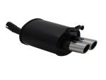 Novus Sportendschalldämpfer Gruppe N für Mercedes Benz SLK R170 (1996–2004) – 2x76 mm SR-Design Edelstahl-Endrohr, EG-Betriebserlaubnis
