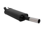 Novus Sportendschalldämpfer Gruppe N für VW Golf III (1HXO/1EXO) inkl. Cabrio & VW Golf IV Cabrio (1E7) – 1x60 mm Endrohr, EG-Genehmigung