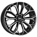 AEZ Alufelge Leipzig dark black/polished 9.5x21 ET40 5x114.3 Nabe 64.1mm KBA 53358