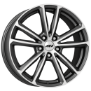 AEZ Alufelge Tioga titan graphite matt/polished 7x17 ET48 5x108 Nabe 70.1mm KBA 53121