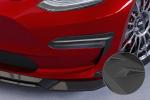CSR Air Intake Blenden | Airintakes mit ABE für Tesla Model 3 AI031-L Lackierung erforderlich (schwarz matt)