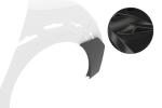 CSR Side Blades / Side Spats mit ABE für Opel Asta L BL005-G Glossy schwarz glänzend (keine Lackierung erforderlich)