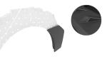 CSR Side Blades / Side Spats mit ABE für Mercedes-Benz C-Klasse S205 AMG BL006-L schwarz matt (Lackierung erforderlich)