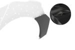 CSR Side Blades / Side Spats mit ABE für Kia Stinger BL007-G Glossy schwarz glänzend (keine Lackierung erforderlich)