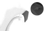 CSR Side Blades / Side Spats mit ABE für BMW M4 G82 / G83 BL010-L schwarz matt (Lackierung erforderlich)