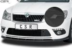 CSR Frontspoiler | Cup-Spoilerlippe mit ABE für Skoda Octavia II (1Z) RS CSL001-S schwarz matt strukturiert (keine Lackierung erforderlich)