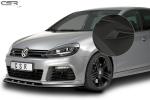 CSR Frontspoiler | Cup-Spoilerlippe mit ABE für VW Golf 6 R CSL002-M Carbon Look matt strukturiert (keine Lackierung erforderlich)
