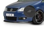 CSR Frontspoiler | Cup-Spoilerlippe mit ABE für VW Touran I (Typ 1T) CSL005-S schwarz matt strukturiert (keine Lackierung erforderlich)