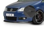 CSR Frontspoiler | Cup-Spoilerlippe mit ABE für VW Touran I (Typ 1T) CSL005-L schwarz matt (Lackierung erforderlich)