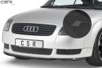 CSR Frontspoiler | Cup-Spoilerlippe mit ABE für Audi TT 8N CSL011-S schwarz matt strukturiert (keine Lackierung erforderlich)