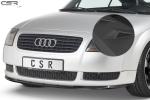 CSR Frontspoiler | Cup-Spoilerlippe mit ABE für Audi TT 8N CSL011-L schwarz matt (Lackierung erforderlich)