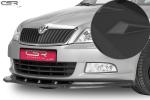 CSR Frontspoiler | Cup-Spoilerlippe mit ABE für Skoda Octavia II (1Z) CSL028-S schwarz matt strukturiert (keine Lackierung erforderlich)