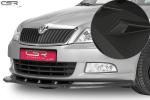 CSR Frontspoiler | Cup-Spoilerlippe mit ABE für Skoda Octavia II (1Z) CSL028-M Carbon Look matt strukturiert (keine Lackierung erforderlich)