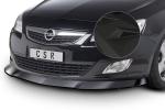 CSR Frontspoiler | Cup-Spoilerlippe mit ABE für Opel Astra J CSL064-M Carbon Look matt strukturiert (keine Lackierung erforderlich)